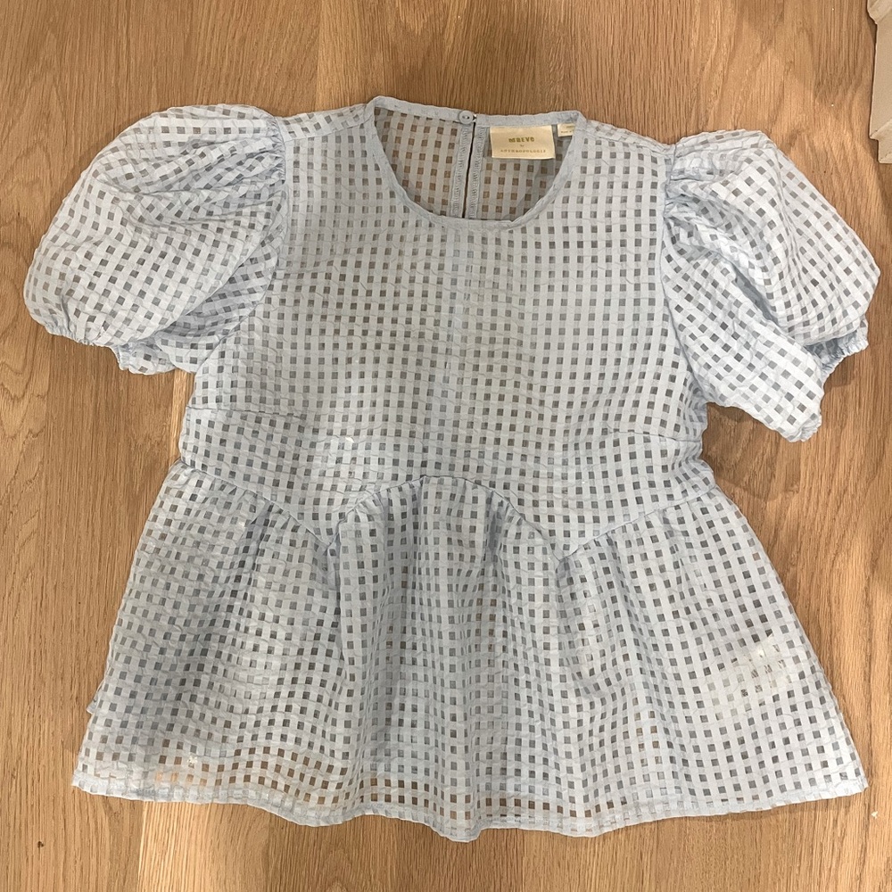 Maeve by Anthropologie puff sleeve blouse